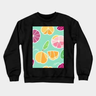 Fruit Variants Abstract Pattern Crewneck Sweatshirt